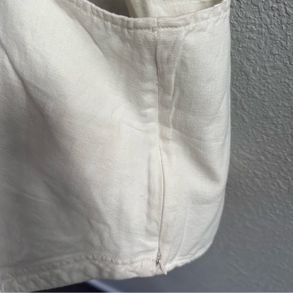 Pilcro by Anthropologie White Cotton Linen Corset Tank Top NWT Size 3X Plus - Picture 10 of 14